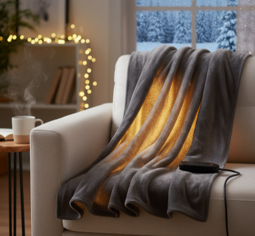 Ciepły Koc Elektryczny USB